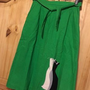 Vintage custom wrap skirt!